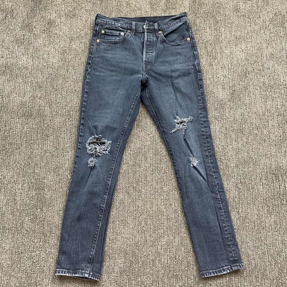 Levi skinny jeans, black, size 26